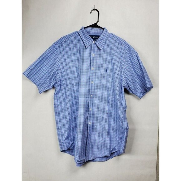 Lauren Ralph Lauren Other - Ralph Lauren Men's XL Shirt Classic Fit Blue Short Sleeve Button Down